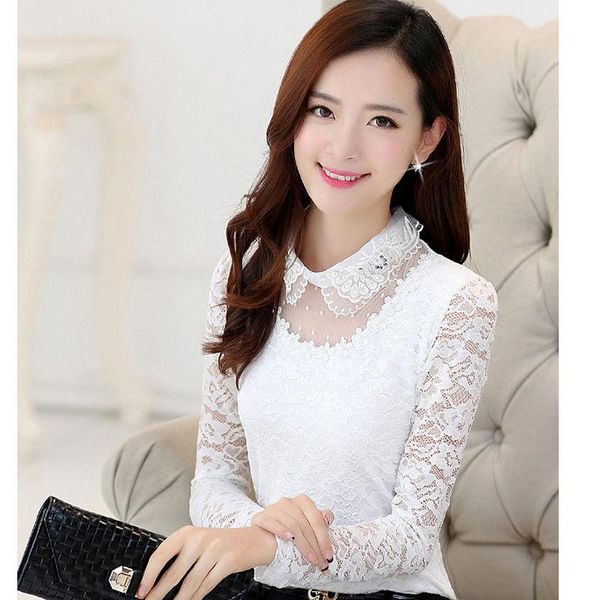 women's blouses & shirts blusas mujer de moda 2021 womens black shirt lace hollow turndown collar long sleeve pullover plus size y734, White
women's blouses & shirts blusas mujer de moda 2021 womens black shirt lace hollow turndown collar long sleeve pullover plus size y734, White
