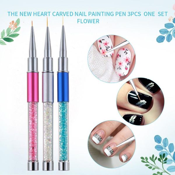 nail art kits 3pcs professional manicurenail uv gel polish design dot painting detailing pen brushes tool set cuticle pusher colorful
nail art kits 3pcs professional manicurenail uv gel polish design dot painting detailing pen brushes tool set cuticle pusher colorful