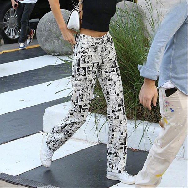 anime graphic y2k aesthetics womens pants flare e girl print high waist trousers streetwear fashion casual 90s vintage clothes, Black;white
anime graphic y2k aesthetics womens pants flare e girl print high waist trousers streetwear fashion casual 90s vintage clothes, Black;white