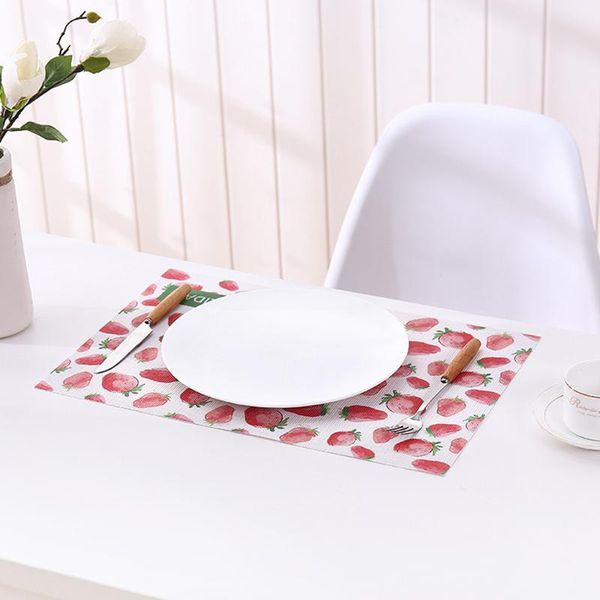 table runner 2pcs/set print mat eco-friendly pvc insulated placemat fruit creative for kitchen accessories jj50739
table runner 2pcs/set print mat eco-friendly pvc insulated placemat fruit creative for kitchen accessories jj50739