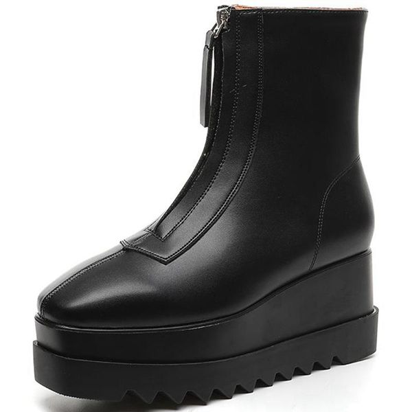 boots bonjomarisa female brand fashion platform zipper ankle autumn designer increasing height women shoes woman, Black
boots bonjomarisa female brand fashion platform zipper ankle autumn designer increasing height women shoes woman, Black