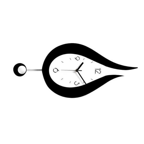 creative wall clock acrylic elegant wonderful swinging water drop shape (without battery) clocks
creative wall clock acrylic elegant wonderful swinging water drop shape (without battery) clocks
