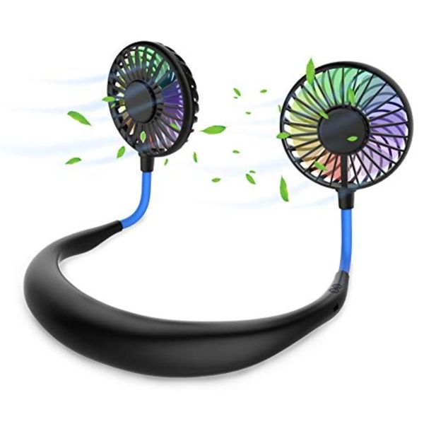 electric fans portable neck fan mini usb rechargeable hands 3 speeds 360 degree adjustable with led light for sports travel office
electric fans portable neck fan mini usb rechargeable hands 3 speeds 360 degree adjustable with led light for sports travel office