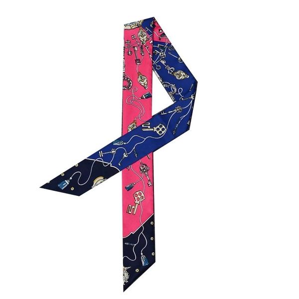 scarves 2021 design rivet key bag scarf fashion skinny hijab brand femme bandana foulard silk head for ladies headband, Blue;gray
scarves 2021 design rivet key bag scarf fashion skinny hijab brand femme bandana foulard silk head for ladies headband, Blue;gray