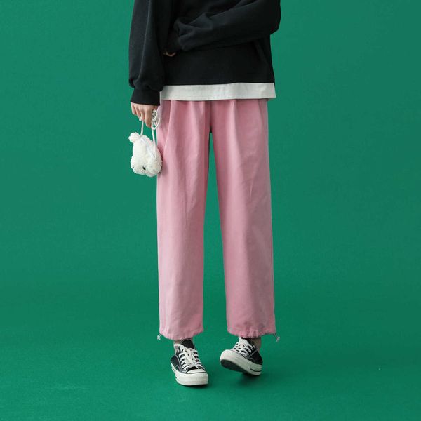 men's pants spring summer casual breathable trousers black/rice white/yellow/pink/ peacock blue straight drawstring pant ro62
men's pants spring summer casual breathable trousers black/rice white/yellow/pink/ peacock blue straight drawstring pant ro62