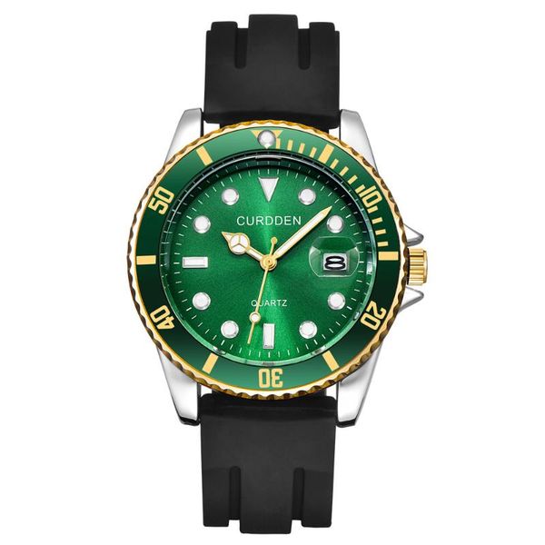 wristwatches mens green sport watches fashion calendar quartz silicne watch waterproof men gift clock zegarek meski, Slivery;brown
wristwatches mens green sport watches fashion calendar quartz silicne watch waterproof men gift clock zegarek meski, Slivery;brown