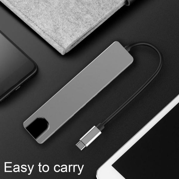 hubs 6-in-1 multifunctional type-c to pd charging usb 3.0 hub docking adapter
hubs 6-in-1 multifunctional type-c to pd charging usb 3.0 hub docking adapter