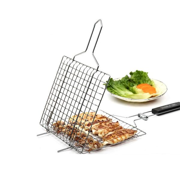 tools & accessories goldbaking portable bbq grilling basket stainless steel nonstick barbecue grill mesh for fish hamburger
tools & accessories goldbaking portable bbq grilling basket stainless steel nonstick barbecue grill mesh for fish hamburger