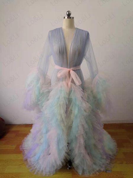 bridal fluffy tulle maternity robes women long dresses po shoot beach birthday party bathrobe sleepwear women's, Black;red
bridal fluffy tulle maternity robes women long dresses po shoot beach birthday party bathrobe sleepwear women's, Black;red