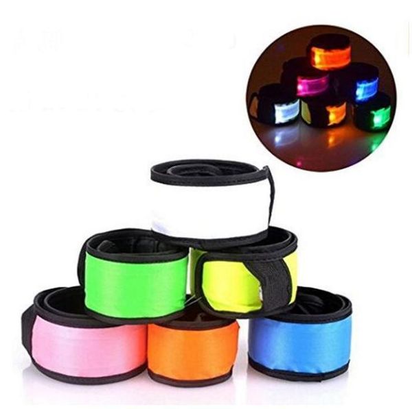 party decoration nylon led sports slap wrist strap bands wristband light flash bracelet glowing armband flare for concert wholesale
party decoration nylon led sports slap wrist strap bands wristband light flash bracelet glowing armband flare for concert wholesale