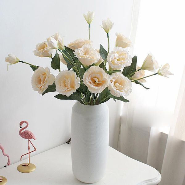 decorative flowers & wreaths european single bunch 4 heads artificial eustoma quality fake home christmas decoration wedding bouquets r19
decorative flowers & wreaths european single bunch 4 heads artificial eustoma quality fake home christmas decoration wedding bouquets r19