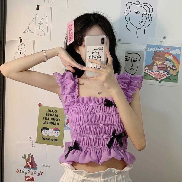 women's blouses & shirts summer chiffon french style kawaii crop casual short sleeveles bow slim fit elegant blouse women uc63, White
women's blouses & shirts summer chiffon french style kawaii crop casual short sleeveles bow slim fit elegant blouse women uc63, White