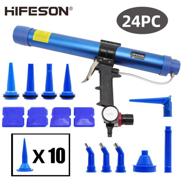 pneumatic tools hifeson sealing gun 400/600ml air valve silicone sausage caulking tool nozzle glass rubber grouting
pneumatic tools hifeson sealing gun 400/600ml air valve silicone sausage caulking tool nozzle glass rubber grouting