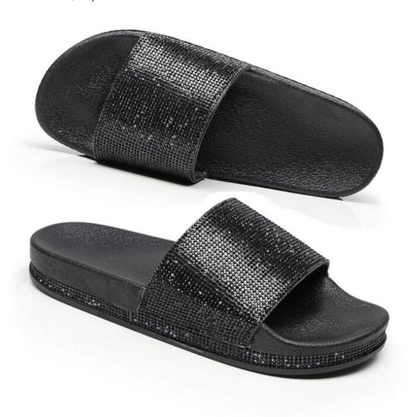 fashion rhinestone women slippers summer shoes crystal diamond bling beach slides sandals casual slip on zapatillas mujer ww55, Black
fashion rhinestone women slippers summer shoes crystal diamond bling beach slides sandals casual slip on zapatillas mujer ww55, Black