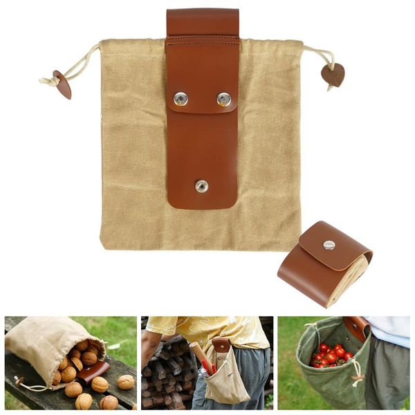 storage bags bushcraft bag canvas foraging pouch fruit picking waist pocket for hiking outdoor camping garden apron
storage bags bushcraft bag canvas foraging pouch fruit picking waist pocket for hiking outdoor camping garden apron
