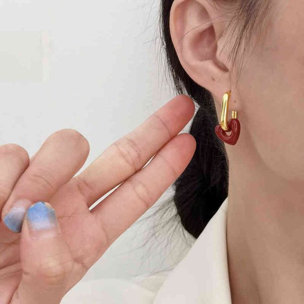 earring red love earrings high sense light luxury heart 2022 fashion autumn and winter female, Golden
earring red love earrings high sense light luxury heart 2022 fashion autumn and winter female, Golden