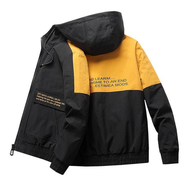 men's jackets fleece hooded men patchwork color block pullover jacket fashion tracksuit coat hip hop streetwear, Black;brown
men's jackets fleece hooded men patchwork color block pullover jacket fashion tracksuit coat hip hop streetwear, Black;brown