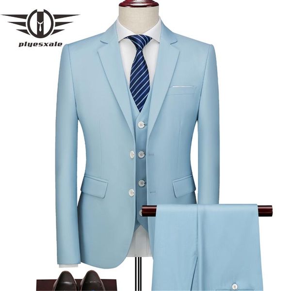men's suits & blazers plyesxale sky blue wedding for men 2021 arrival burgundy purple yellow white business suit plus size 3pcs q1024, White;black
men's suits & blazers plyesxale sky blue wedding for men 2021 arrival burgundy purple yellow white business suit plus size 3pcs q1024, White;black