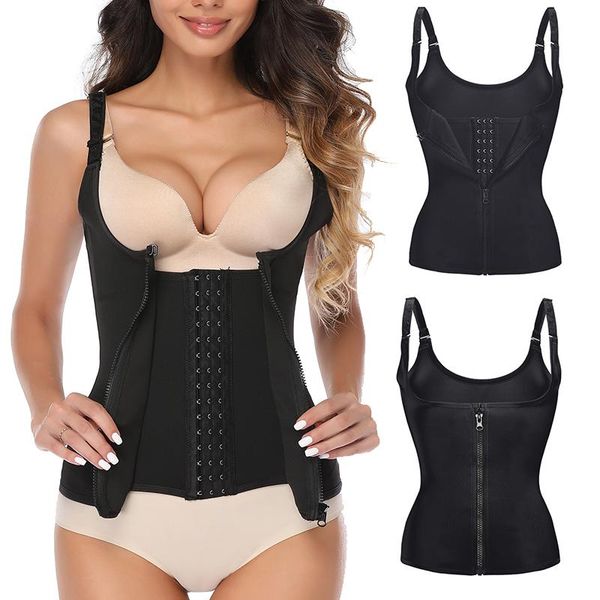women's shapers corset minceur slimming shapewear faja tummy waist shaper trainer belt body women adjustable shoulder strap fajas girdl, Black;white
women's shapers corset minceur slimming shapewear faja tummy waist shaper trainer belt body women adjustable shoulder strap fajas girdl, Black;white