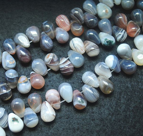 46pcs nature brazilian agate teardrop size 8x12mm ing natural gem stone for bracelets making loose beads, Black
46pcs nature brazilian agate teardrop size 8x12mm ing natural gem stone for bracelets making loose beads, Black