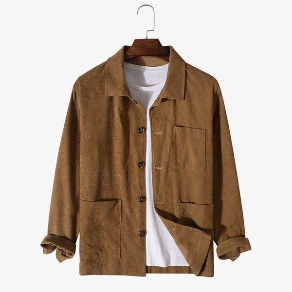 men's jackets men clothing 2021 autumn european american casual lapel long-sleeved jacket, Black;brown
men's jackets men clothing 2021 autumn european american casual lapel long-sleeved jacket, Black;brown