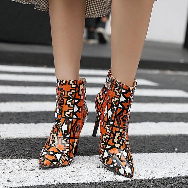 boots 2021 genuine leather women shoes with stiletto pointed big size color matching high heel ankle 279, Black
boots 2021 genuine leather women shoes with stiletto pointed big size color matching high heel ankle 279, Black