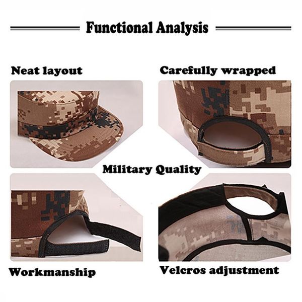 outdoor sport tactical camouflage hat simplicity military army camo hunting cap for men hats, Black;white
outdoor sport tactical camouflage hat simplicity military army camo hunting cap for men hats, Black;white
