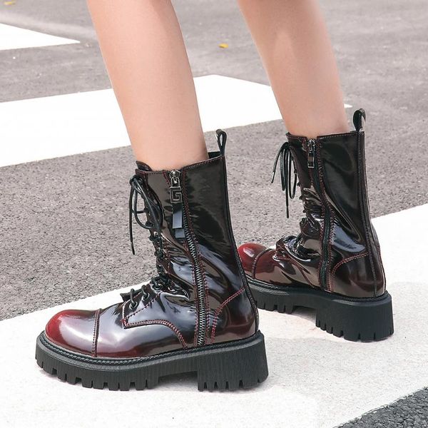 boots sarairis cow leather brand designer ladies platform zipper winter motocycle women sewing shoes woman, Black
boots sarairis cow leather brand designer ladies platform zipper winter motocycle women sewing shoes woman, Black