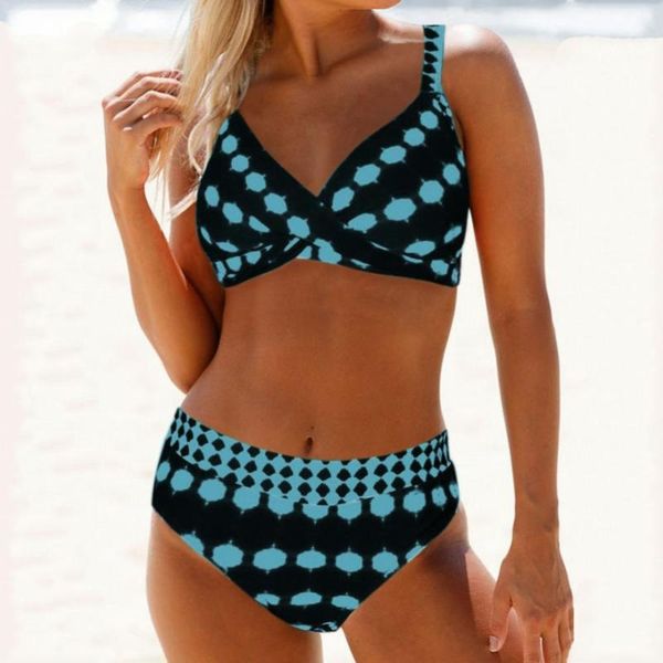 women's swimwear 80% plus size swimsuit women summer polka dot print bra high waist swimsuit bikini set female, White;black 
women's swimwear 80% plus size swimsuit women summer polka dot print bra high waist swimsuit bikini set female, White;black