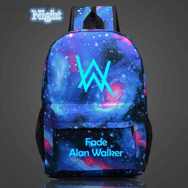 luminous alan walker backpack for teenagers faded electronic music school bags mochila
luminous alan walker backpack for teenagers faded electronic music school bags mochila