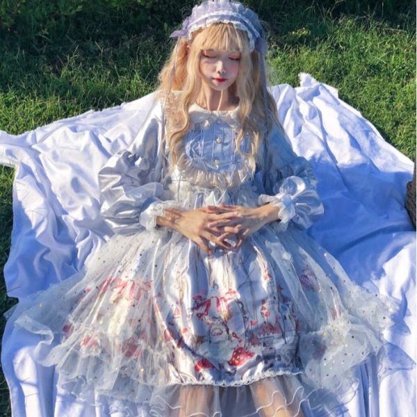 lolita op long sleeve autumn fairy tale maxi bodycon white dress elegant women castle girl reflective vintage ladies dresses casual, Black;gray
lolita op long sleeve autumn fairy tale maxi bodycon white dress elegant women castle girl reflective vintage ladies dresses casual, Black;gray