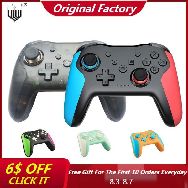 game controllers & joysticks 2pcs bluetooth gamepad for switch console 6axis vibration wireless joystick to ns controller pc androi
game controllers & joysticks 2pcs bluetooth gamepad for switch console 6axis vibration wireless joystick to ns controller pc androi