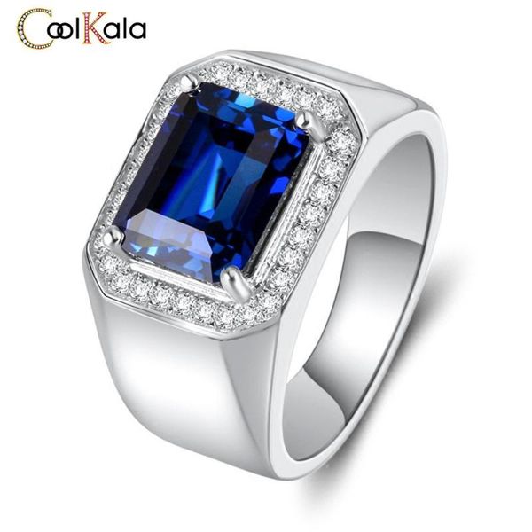 cluster rings coolkala corundum blue -encrusted open white gold--colored men's movable ring, Golden;silver
cluster rings coolkala corundum blue -encrusted open white gold--colored men's movable ring, Golden;silver