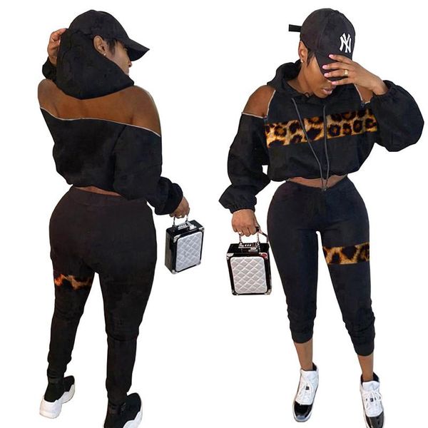 two piece dress arrive hoodies 2 pieces pant set leopard print and long female sweatsuit outfits for women, White
two piece dress arrive hoodies 2 pieces pant set leopard print and long female sweatsuit outfits for women, White