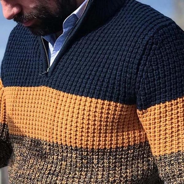 men's sweaters explosive clothing 2021 autumn sweater long-sleeved color matching stand-up collar men, White;black
men's sweaters explosive clothing 2021 autumn sweater long-sleeved color matching stand-up collar men, White;black