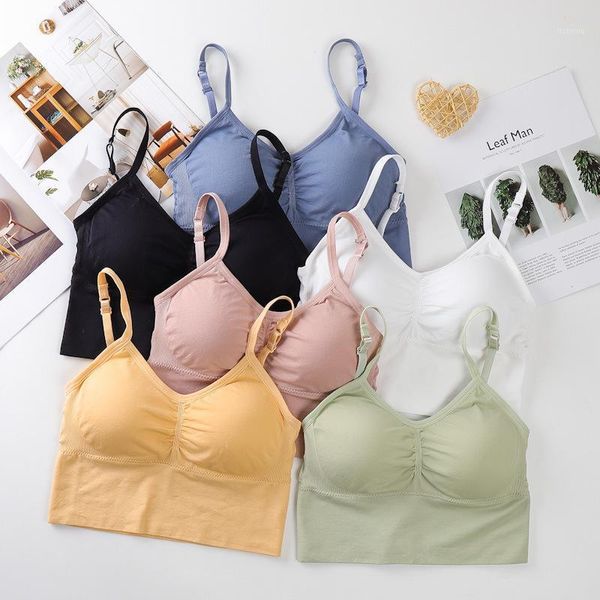 cross buckle back strap seamless bra wrapping women's sports yoga rimless vest lady camisoles & tanks, Black;white
cross buckle back strap seamless bra wrapping women's sports yoga rimless vest lady camisoles & tanks, Black;white
