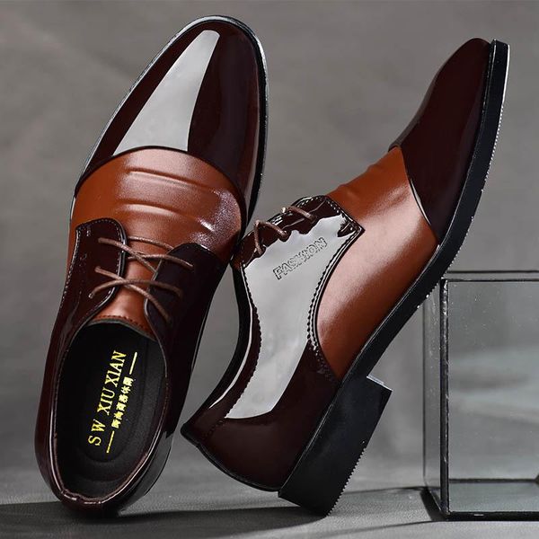 spring and autumn summer men's pointed toe dress shoes black brown wedding oxford large size 38-48
spring and autumn summer men's pointed toe dress shoes black brown wedding oxford large size 38-48