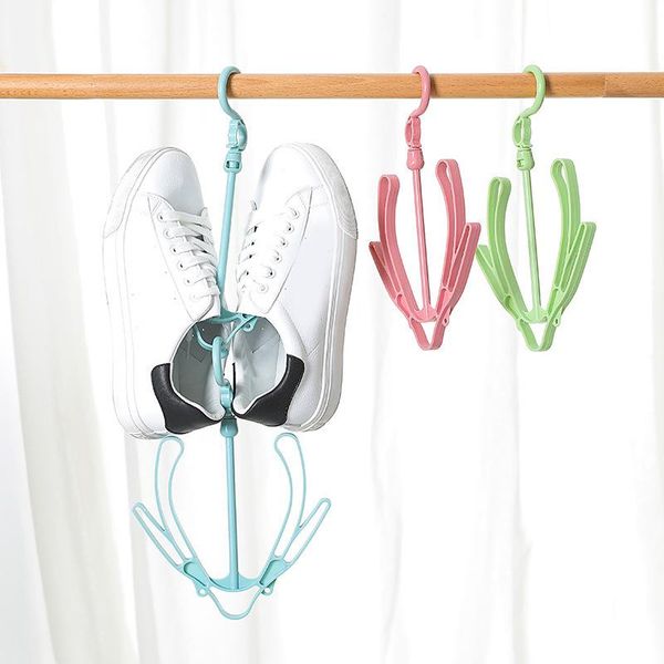 hooks shoes drying rack storage hanging hanger for home balcony sdf-ship clothing & wardrobe
hooks shoes drying rack storage hanging hanger for home balcony sdf-ship clothing & wardrobe