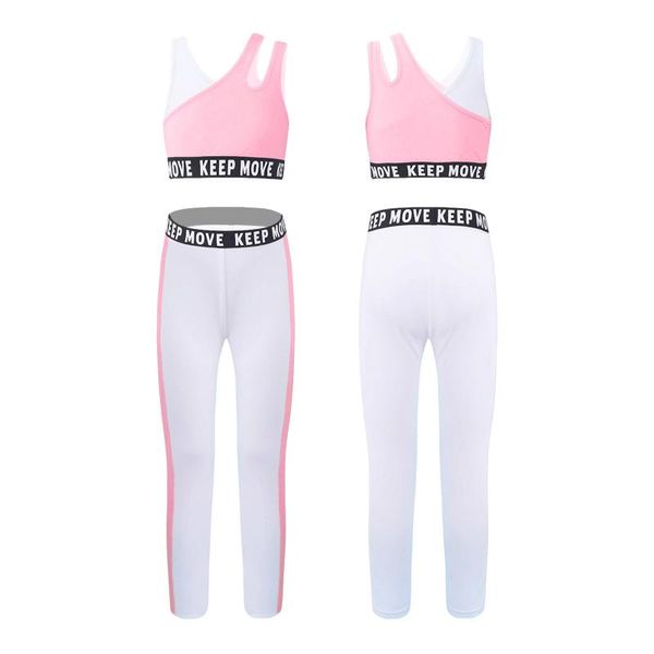 clothing sets kids girls stage dancewear outfits stretchy sleeveless crop sport yoga running gymnastics workout leggings dance, White
clothing sets kids girls stage dancewear outfits stretchy sleeveless crop sport yoga running gymnastics workout leggings dance, White