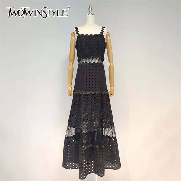 black patchwork lace sling dress for women square collar sleeveless high waist elegant midi dresses female 210520, Black;gray
black patchwork lace sling dress for women square collar sleeveless high waist elegant midi dresses female 210520, Black;gray
