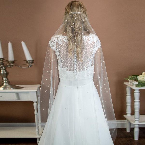 bridal veils short pearl wedding veil one layer beaded accessories voile mariage, Black
bridal veils short pearl wedding veil one layer beaded accessories voile mariage, Black