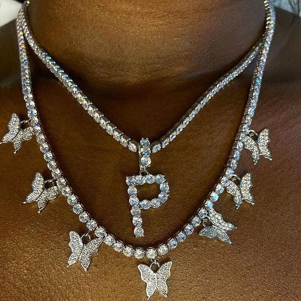 trendy shiny cubic zirconia tennis chain necklace for women silver color rhinestones butterfly 2021 bohemia jewelry pendant necklaces
trendy shiny cubic zirconia tennis chain necklace for women silver color rhinestones butterfly 2021 bohemia jewelry pendant necklaces