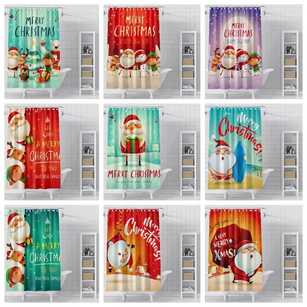shower curtains merry christmas printing santa cartoon waterproof bathroom curtain polyester for bath
shower curtains merry christmas printing santa cartoon waterproof bathroom curtain polyester for bath