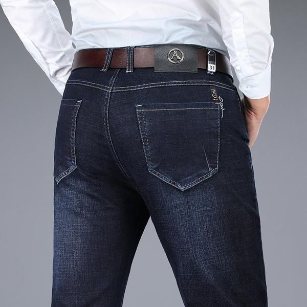 men's jeans brand autumn winter business plus size 40 stretch cotton denim straight-leg pants male trousers, Blue
men's jeans brand autumn winter business plus size 40 stretch cotton denim straight-leg pants male trousers, Blue