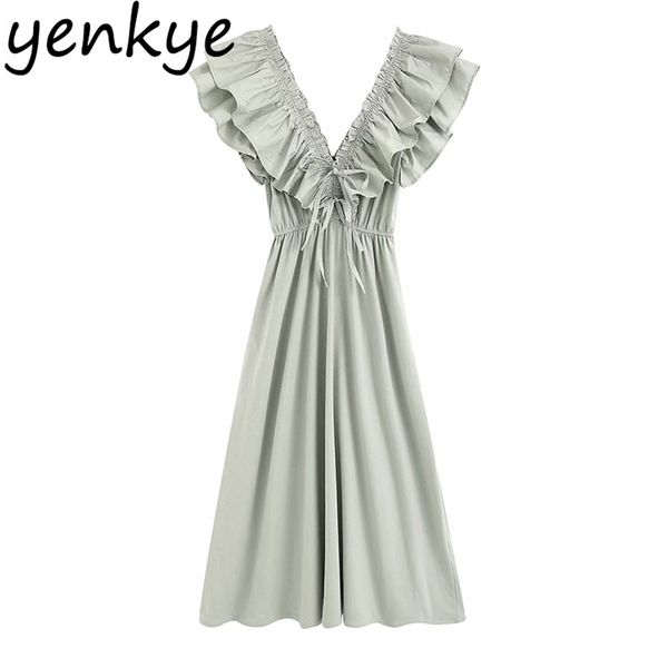 layered ruffle long dress women v neck short sleeve vintage solid summer elastic waist a-line elegant party es 210514, Black;gray
layered ruffle long dress women v neck short sleeve vintage solid summer elastic waist a-line elegant party es 210514, Black;gray