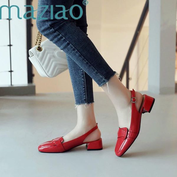 dress shoes slingbacks buckle summer square heels patent leather pumps women sweet med heel party wedding maziao, Black
dress shoes slingbacks buckle summer square heels patent leather pumps women sweet med heel party wedding maziao, Black