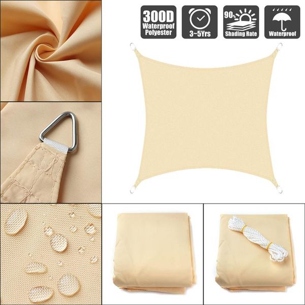 shade 4mx4m 5mx5m waterproof polyester 300d square sun sail outdoor patio lawn pool rectangle cover canopy tent yellow
shade 4mx4m 5mx5m waterproof polyester 300d square sun sail outdoor patio lawn pool rectangle cover canopy tent yellow