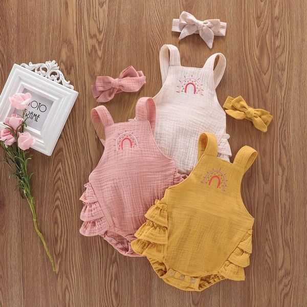 rompers baby bodysuits toddler girls solid color one-piece print with headband infant clothing born cute casual outfits, Blue
rompers baby bodysuits toddler girls solid color one-piece print with headband infant clothing born cute casual outfits, Blue