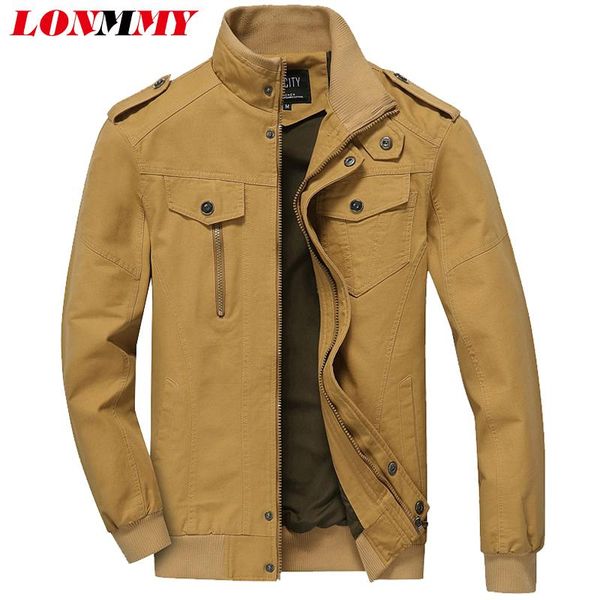 men's jackets lonmmy m-6xl mens and coats cotton outerwear bomber casual military army 2021 spring autumn, Black;brown
men's jackets lonmmy m-6xl mens and coats cotton outerwear bomber casual military army 2021 spring autumn, Black;brown