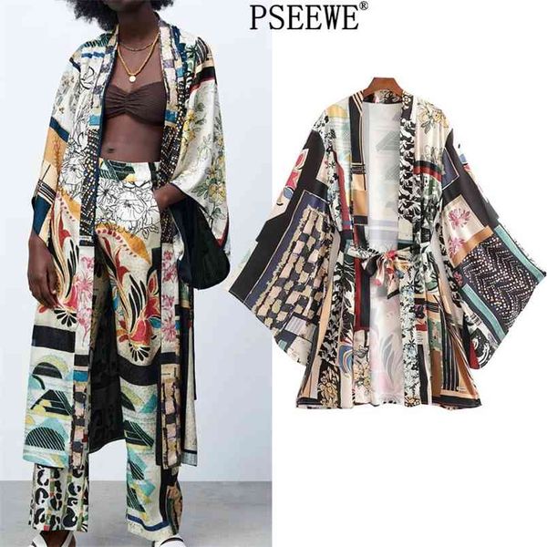 women's kimono patchwork long woman summer vintage belt japanese style beach sleeve casual blouses 210519, White
women's kimono patchwork long woman summer vintage belt japanese style beach sleeve casual blouses 210519, White
